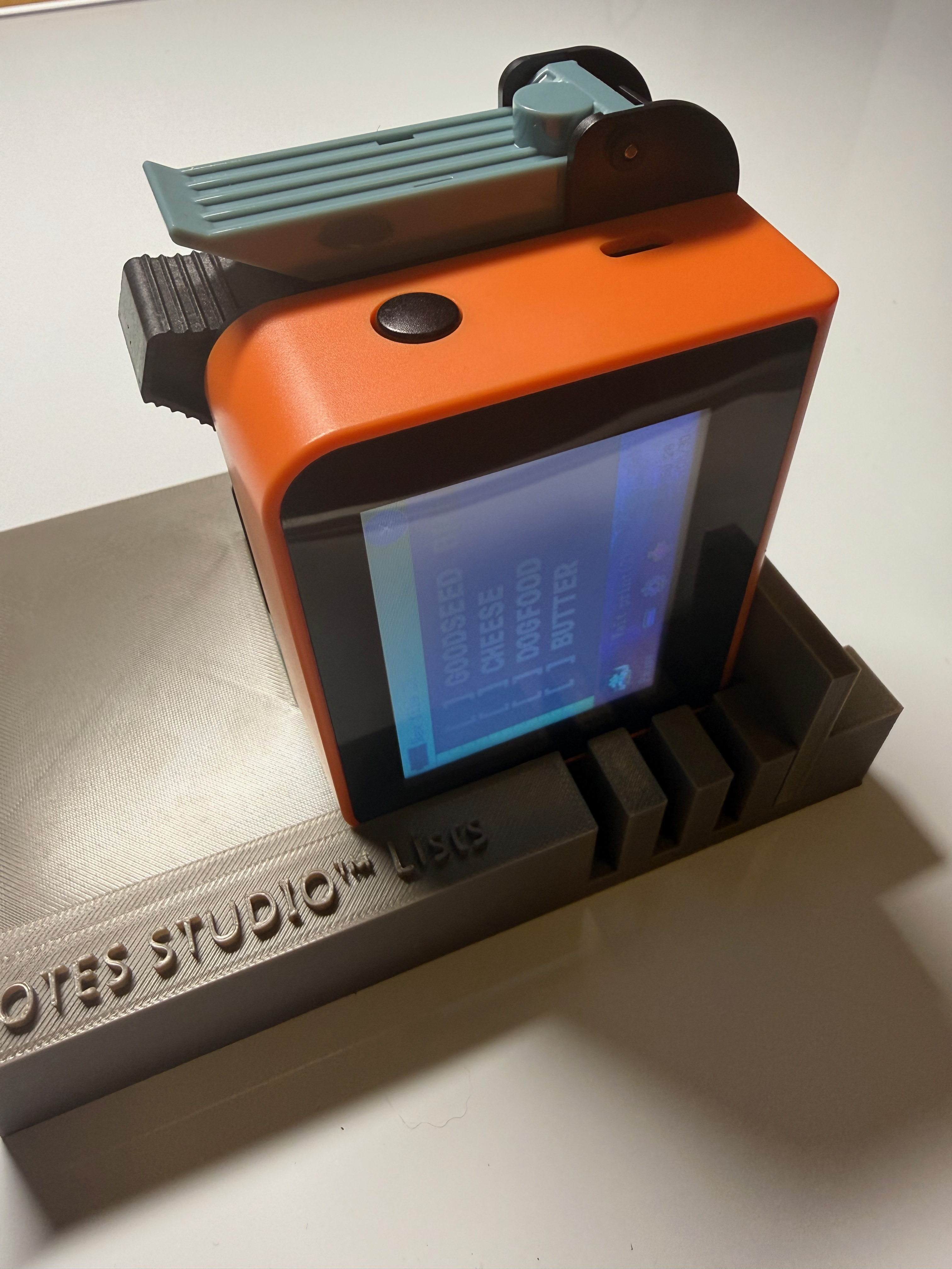 Reset printer, then PUSH.