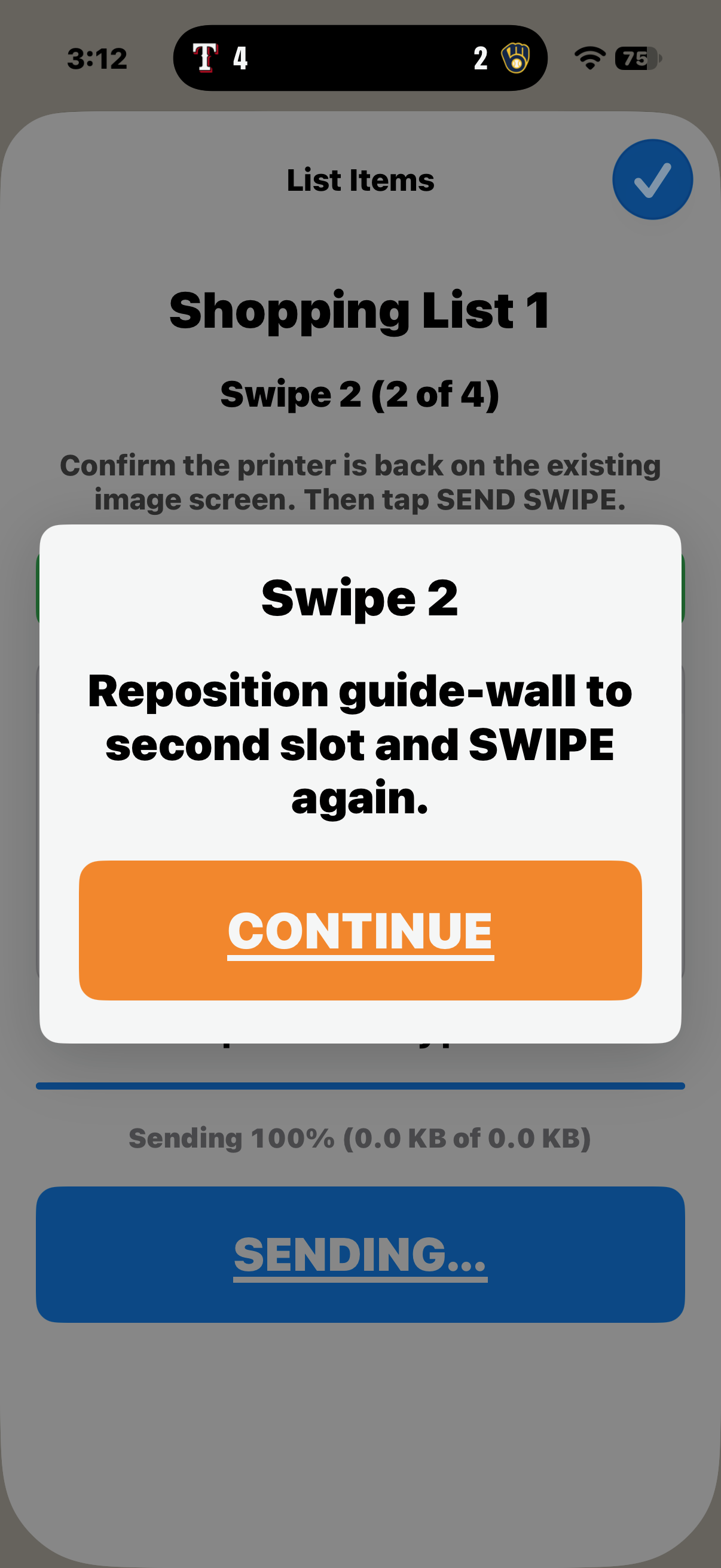 Move the Guide-Wall to Slot 2