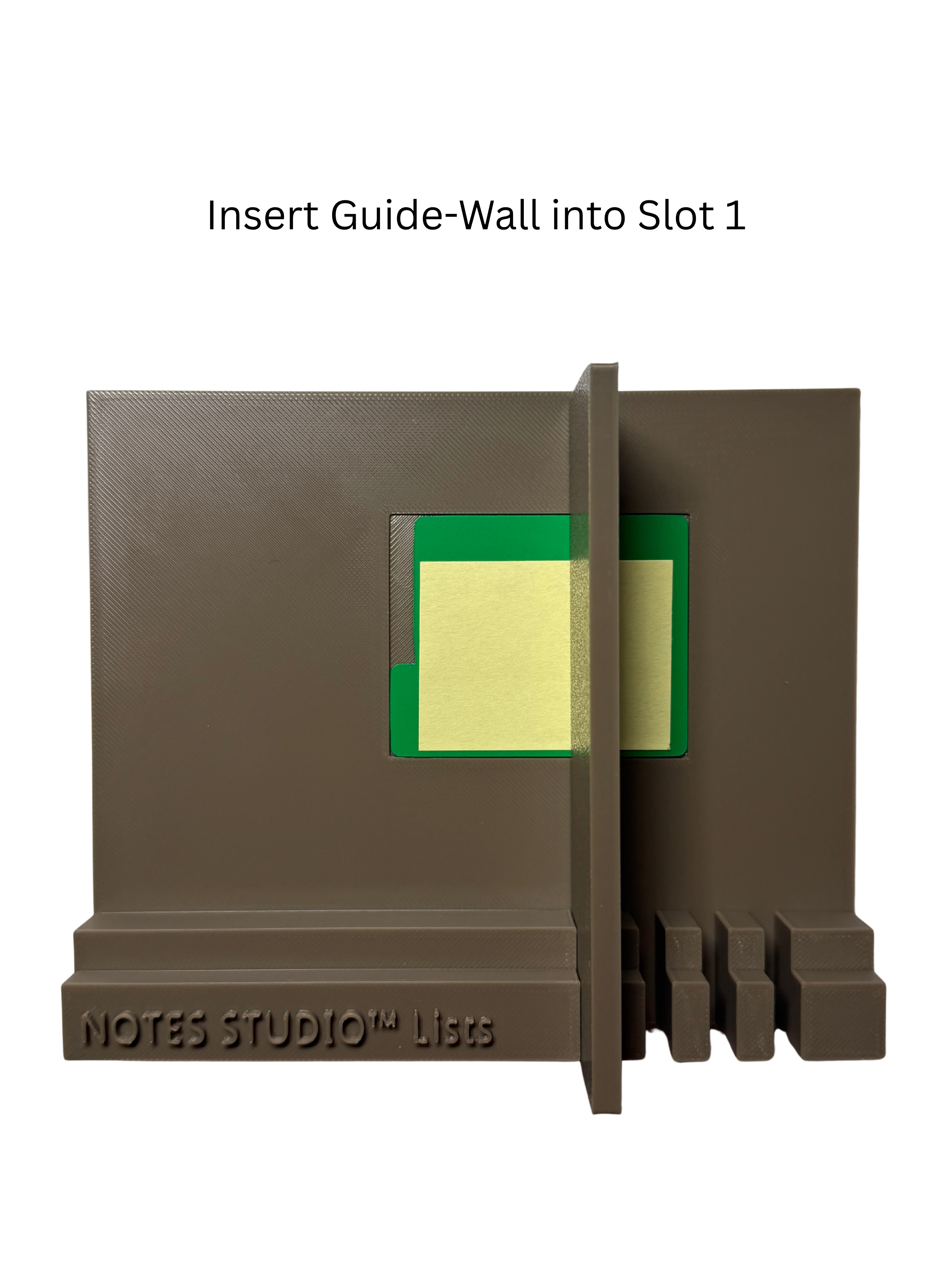 Insert Guide-Wall into Slot 1