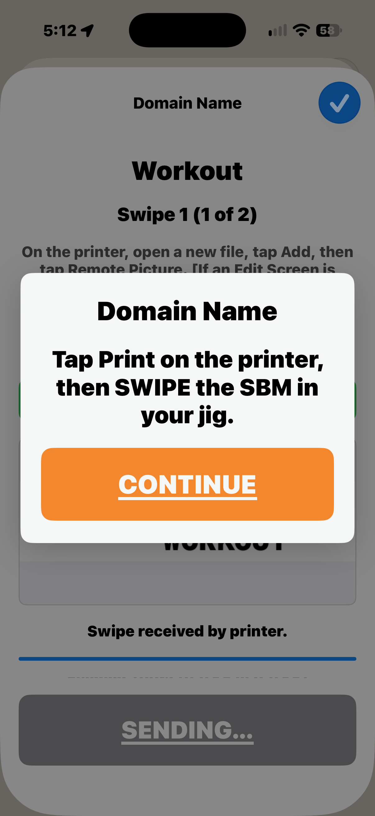 SBM app instruction
